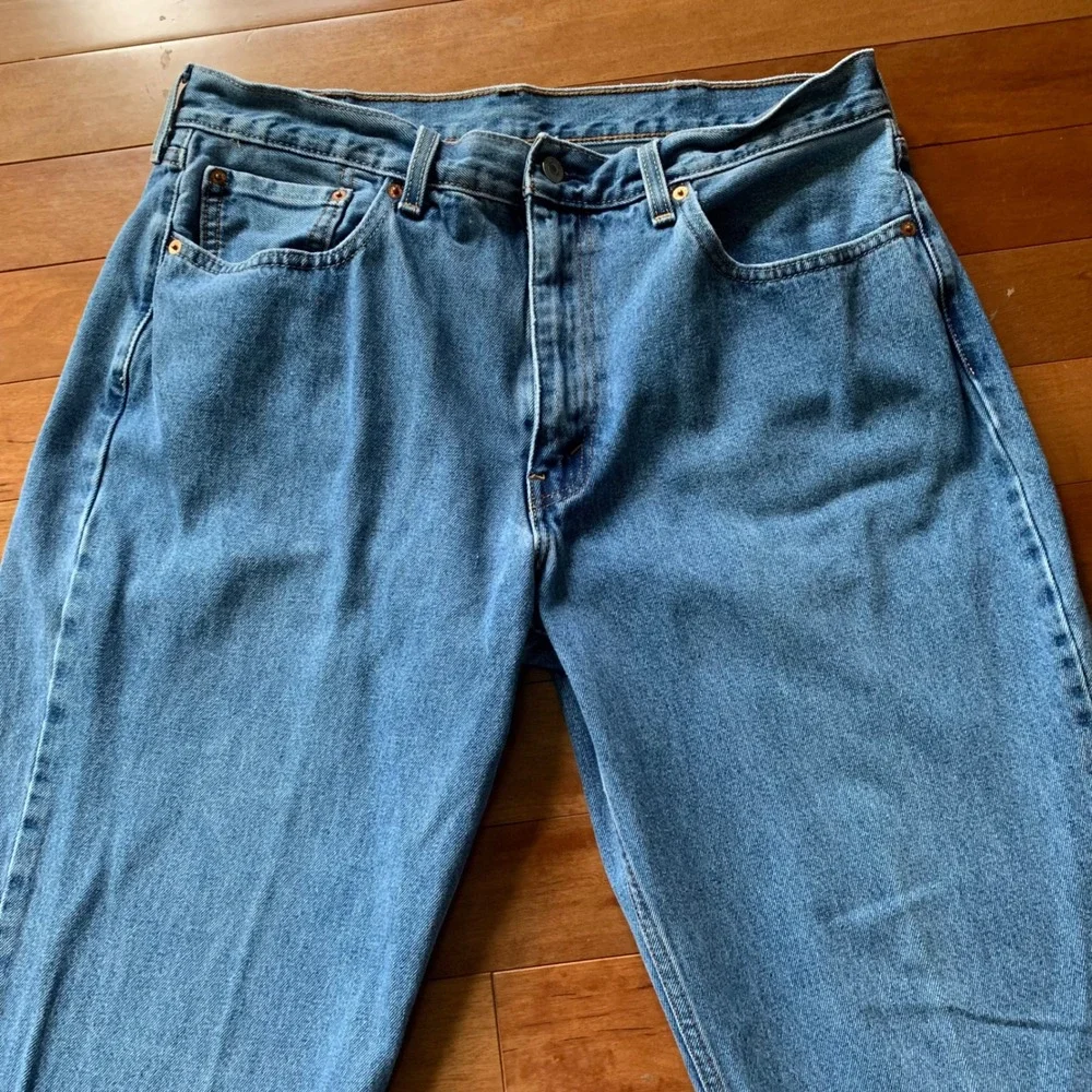 Levi's‎ 550 Mens Jeans 38x32 Blue Relaxed Fit Tapered Leg Denim